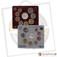 (2011, 9 монет) Набор монет Сан-Марино 2011 год "50 лет первому полёту человека в космос"  Буклет